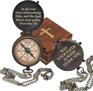 Baptism Gifts for Boys, Brass Antiq...