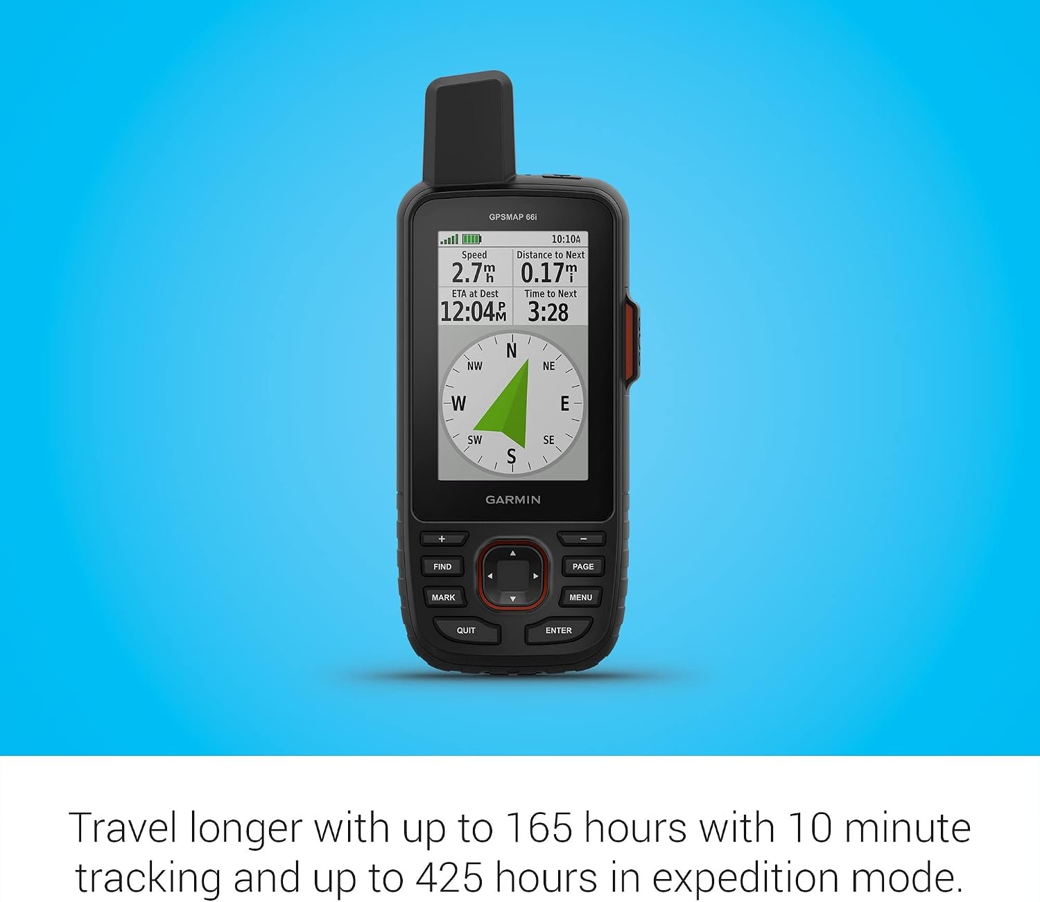 Garmin GPSMAP 67i Rugged GPS Handheld with inReach® Satellite Technology, Two-Way Messaging, Interactive SOS, Mapping (Renewed) - Image 3