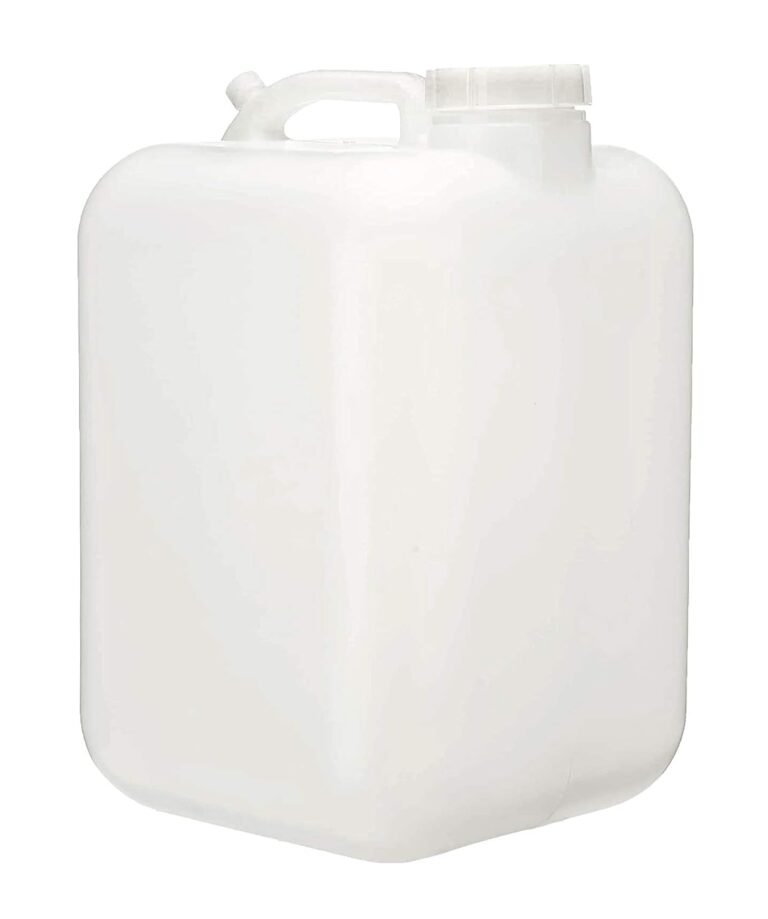 FastRack 5 Gallon Hedpak with Cap | BPA-free, Food-Grade, and Leak-Proof | White Water Container | Ideal for brewing, fermentation, or storage