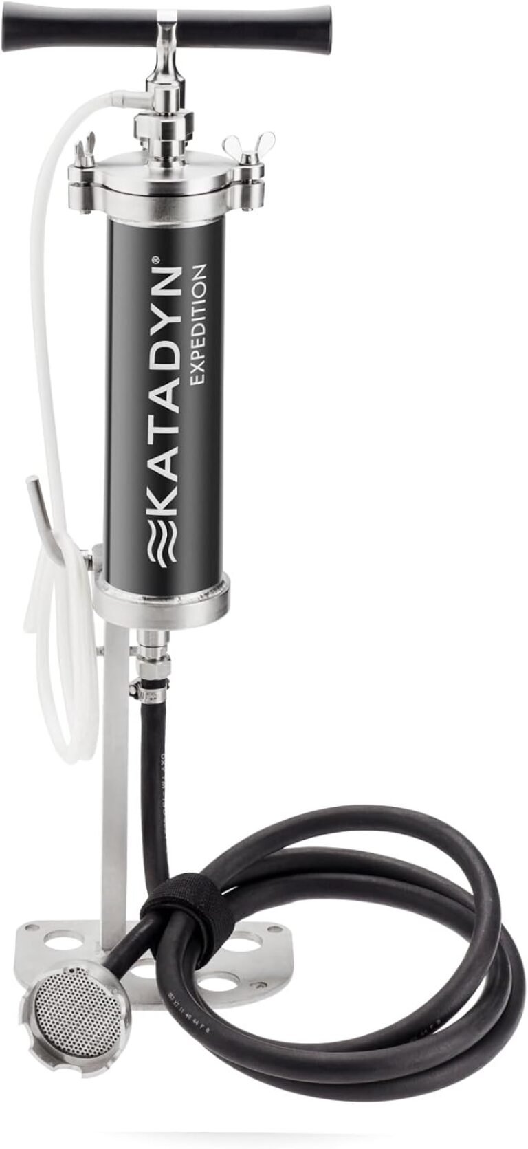 Katadyn KFT Expedition Stainless Steel Hand Pump Water Filter, Silver