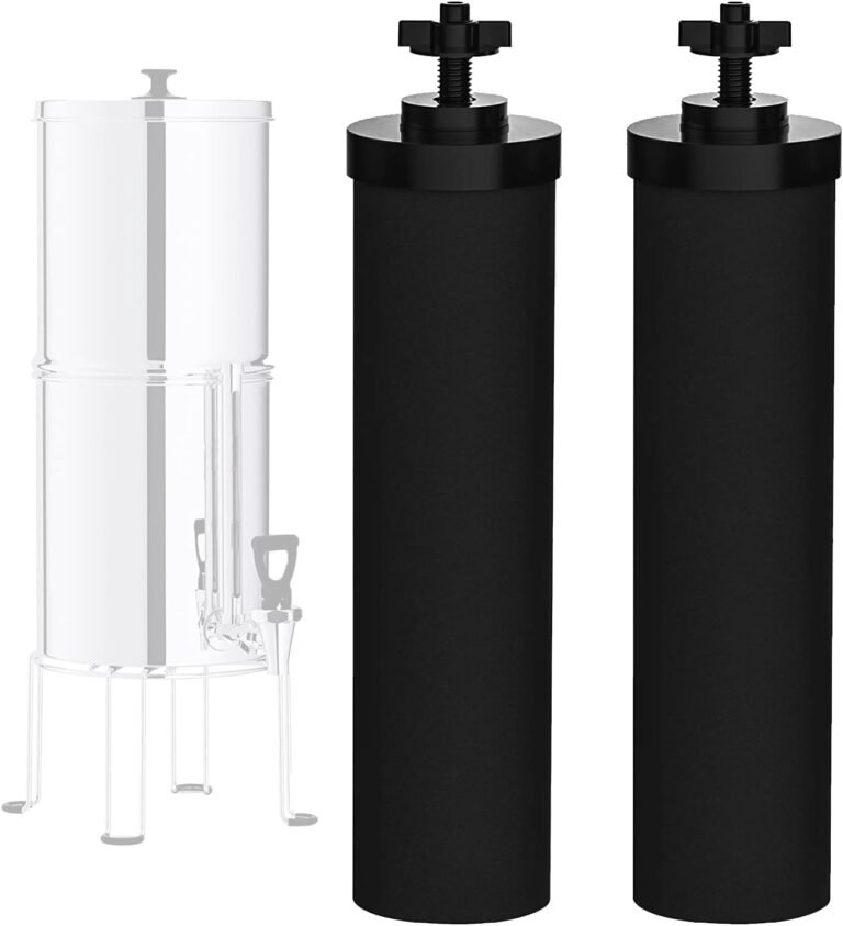 NSF/ANSI 42 Certified Black Purification Elements, for BB9-2® Water Filters Replacement, Compatible with Berkey Gravity Filtration System, Replacement for Berkey Black Filter, Pack of 2