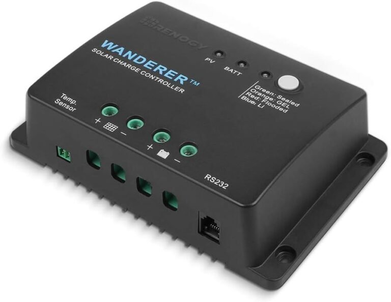Renogy Wanderer Li 30A PWM Solar Charge Controller 12V for Solar Panels