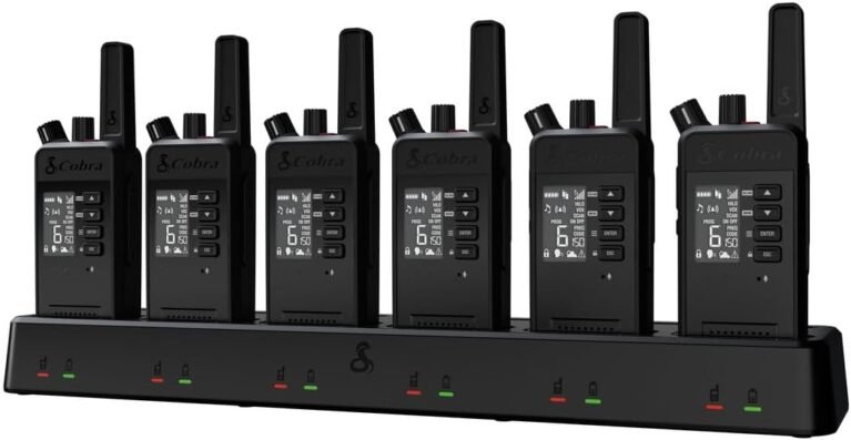Cobra Performa 450 Business Radios (6-Pack with Dock)