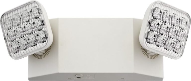 Lithonia Lighting Basics LED Emergency Light, Adjustable Heads 120/277V 1Pk