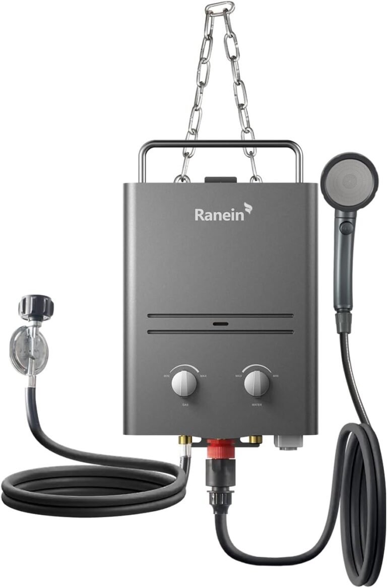 Ranein 6L Propane Tankless Water Heater, 1.58 GPM, 41,000 BTU, Outdoor