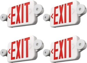 Freelicht 4 Pack Red Commercial Exi...