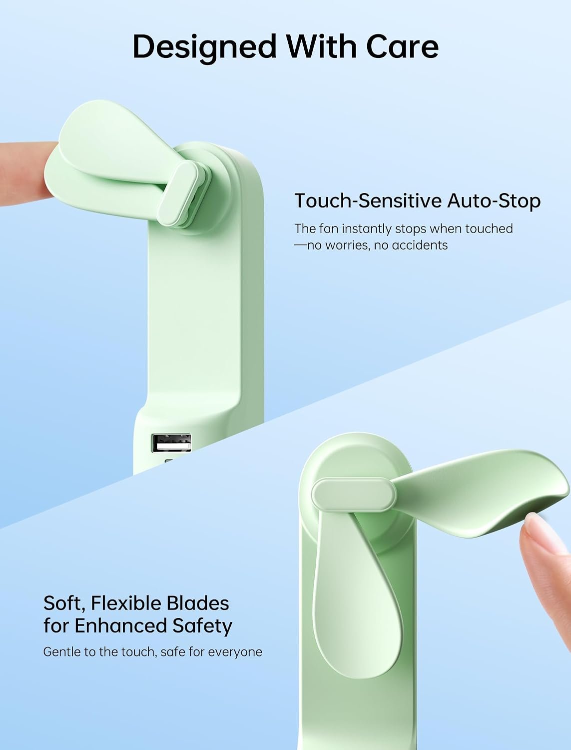 JISULIFE 3 IN 1 Portable Fan with Power Bank & Flashlight Featured - Image 7