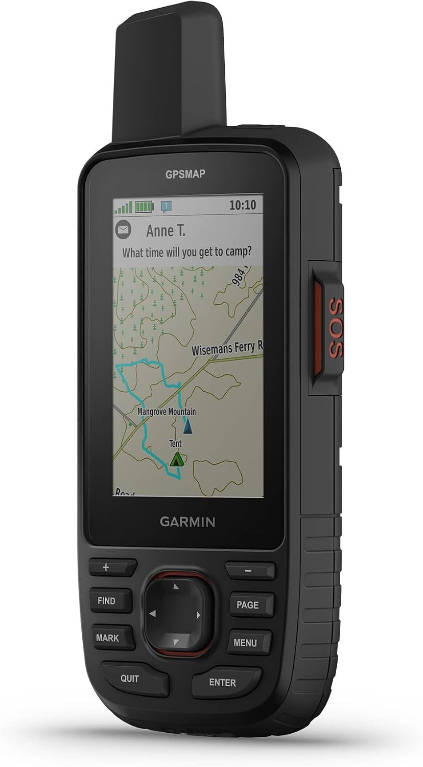 Garmin GPSMAP 67i Rugged GPS Handheld with inReach® Satellite Technology, Two-Way Messaging, Interactive SOS, Mapping (Renewed)