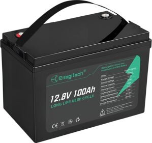 12V 100Ah LiFePO4 Battery, 100A Bms...