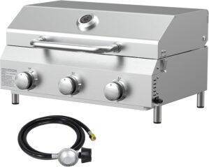 Bestfire 3-Burner Tabletop Gas Gril...