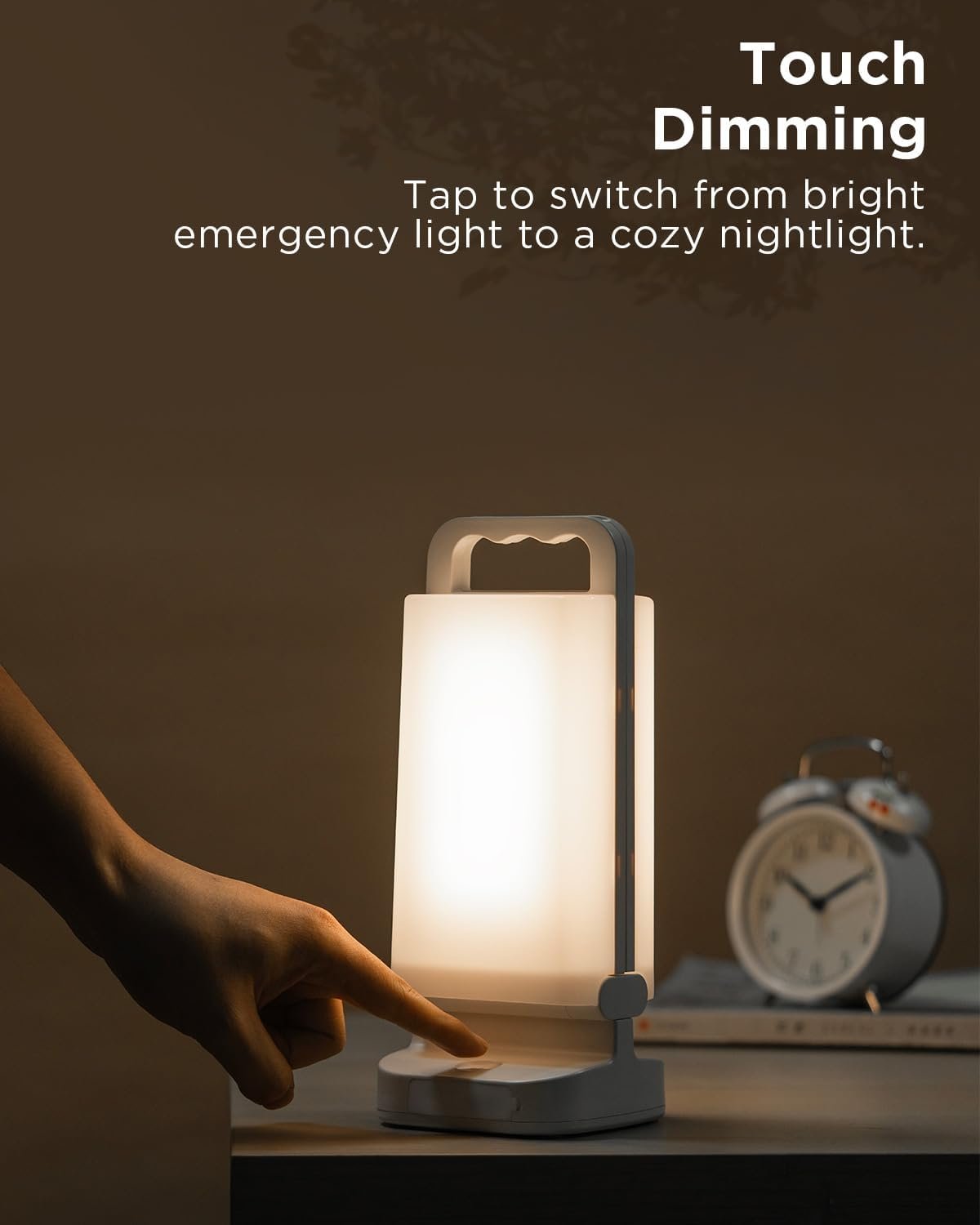 Solar Camping Lantern, Rechargeable Battery Powered Camping Light 6000mAh Up to 80HRS Lasting, Dimmable Night Lamp, Survival gear for Emergency, Power Outages, Outdoor, Indoor - Image 6