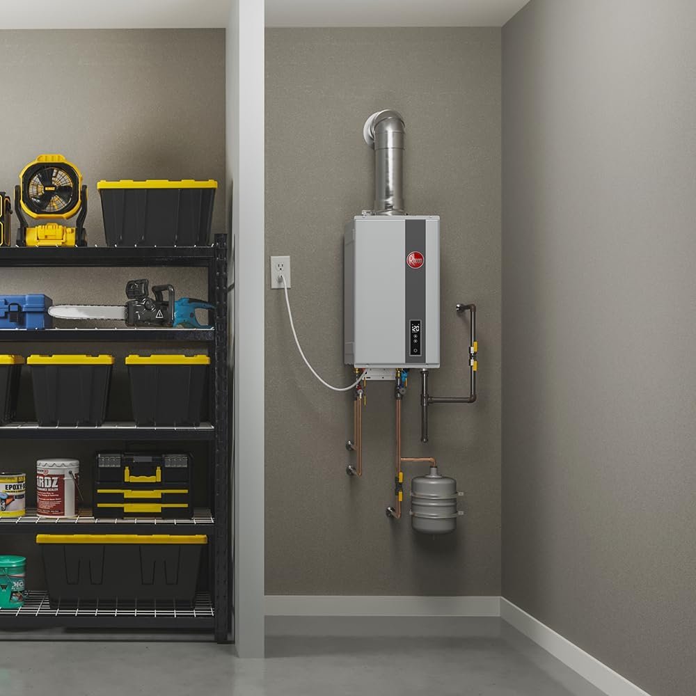 Rheem RTG Series 7.0 GPM Liquid Propane Tankless Water Heater Indoor | 160,000 BTUs High Efficiency On Demand, Continuous Hot Water | Non-Condensing - Image 7
