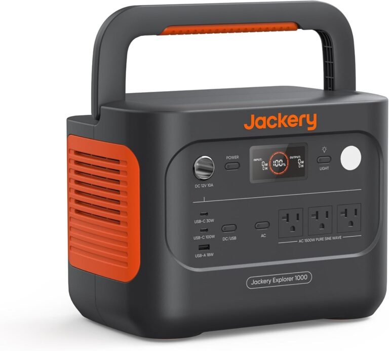 Jackery Explorer 1000 v2 Portable Power Station,1070Wh,1500W