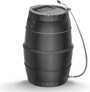 45 Gallon Rain Barrel for Gutter Ra...