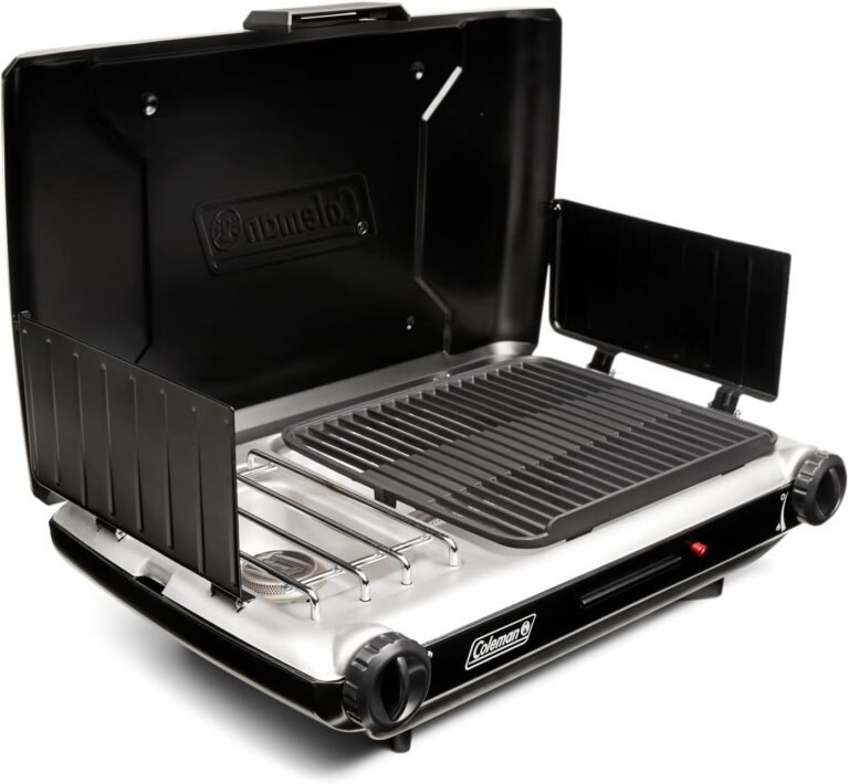 Coleman Tabletop 2-in-1 Propane Grill & Stove