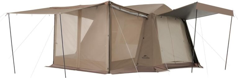 Naturehike Village Instant Tent, 4 Person 8 Person Camping Tent with Full Rainfly, Waterproof Large Cabin Tents for Car Camping
