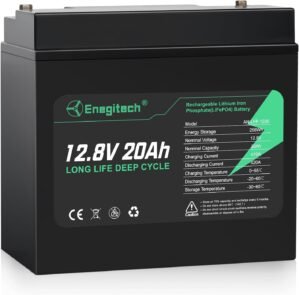 12V 20Ah LiFePO4 Lithium Battery, D...