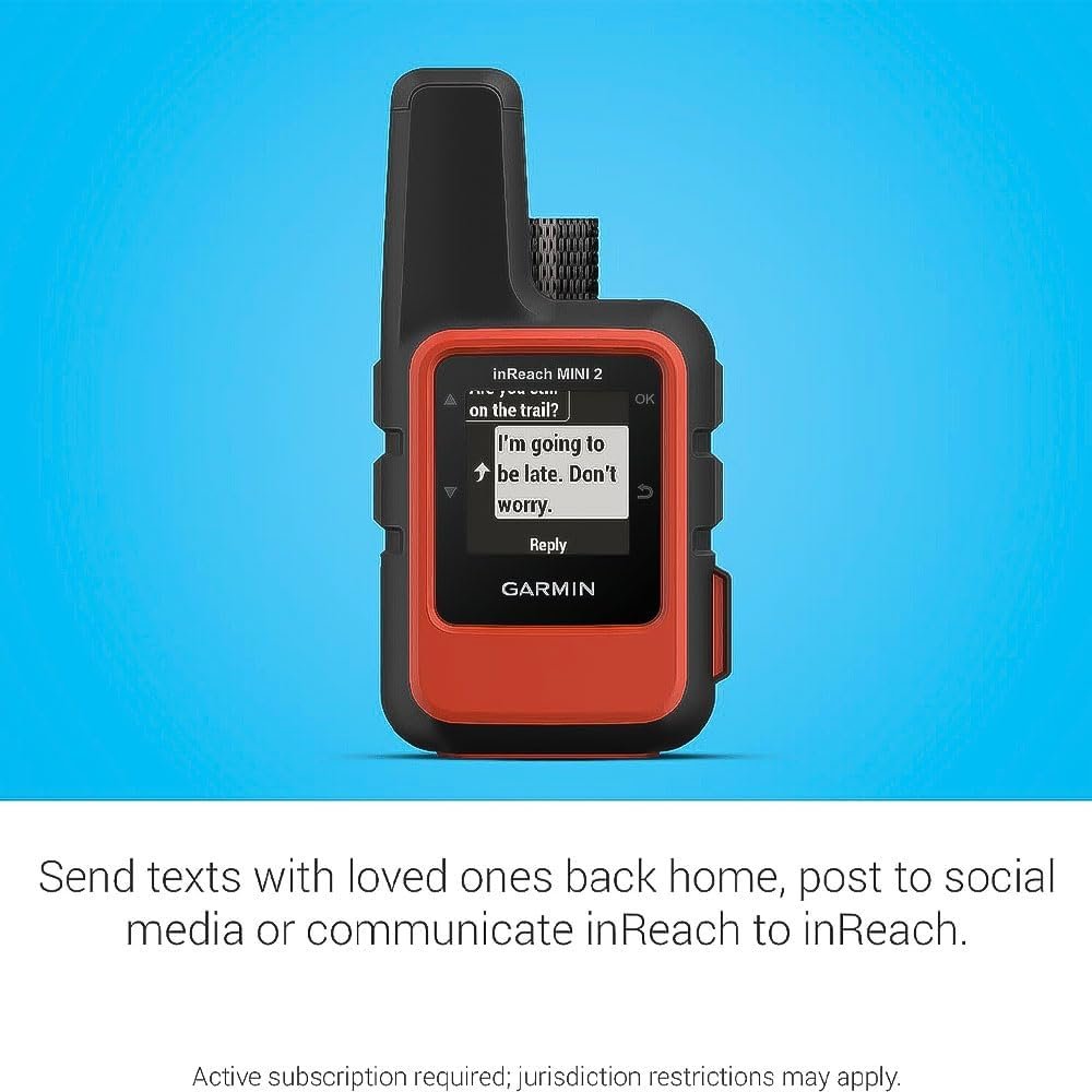 Garmin inReach® Mini 2, Satellite Communicator, Orange - Image 4