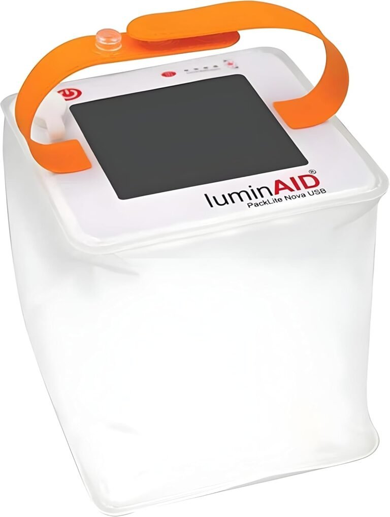 LuminAID Nova Inflatable Solar LED Lantern for Camping, Hiking & Travel