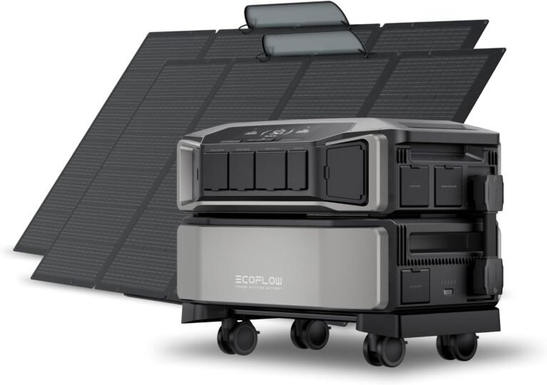EF ECOFLOW Power Station 6144Wh DELTA Pro Ultra with 2x400W Portable Panel