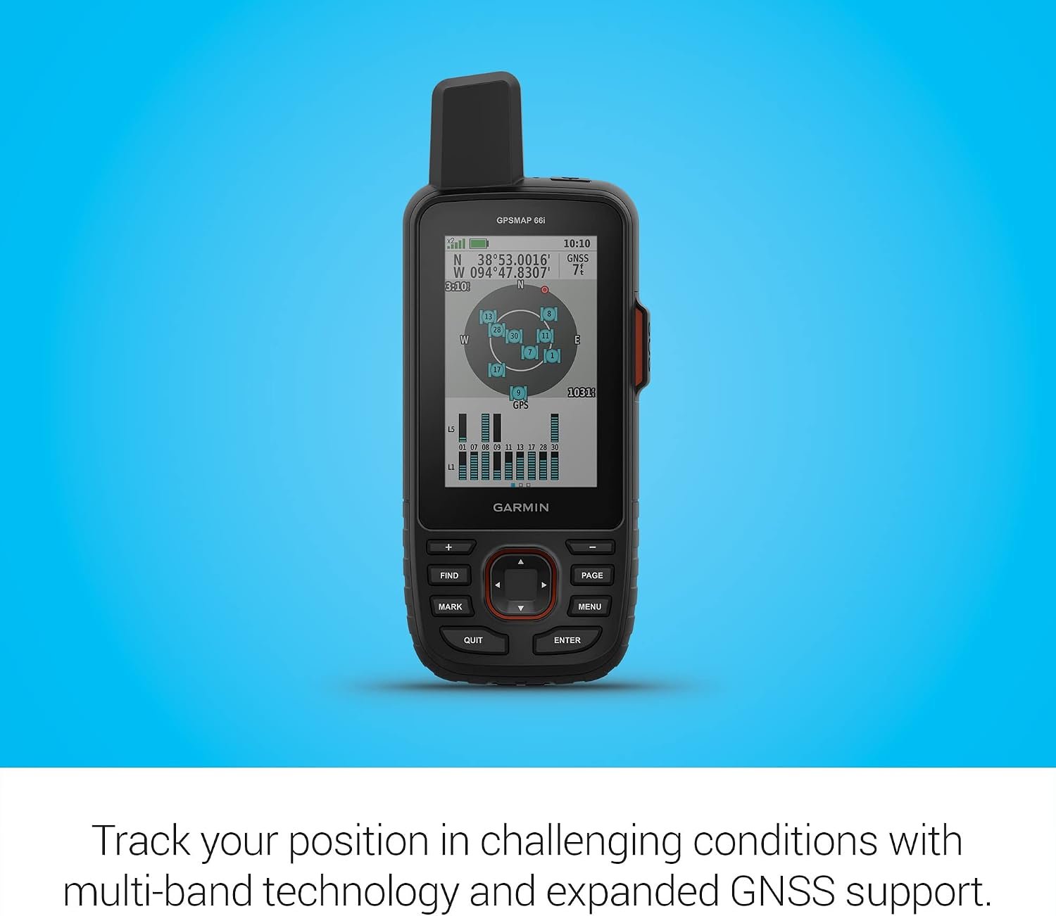 Garmin GPSMAP 67i Rugged GPS Handheld with inReach® Satellite Technology, Two-Way Messaging, Interactive SOS, Mapping (Renewed) - Image 6