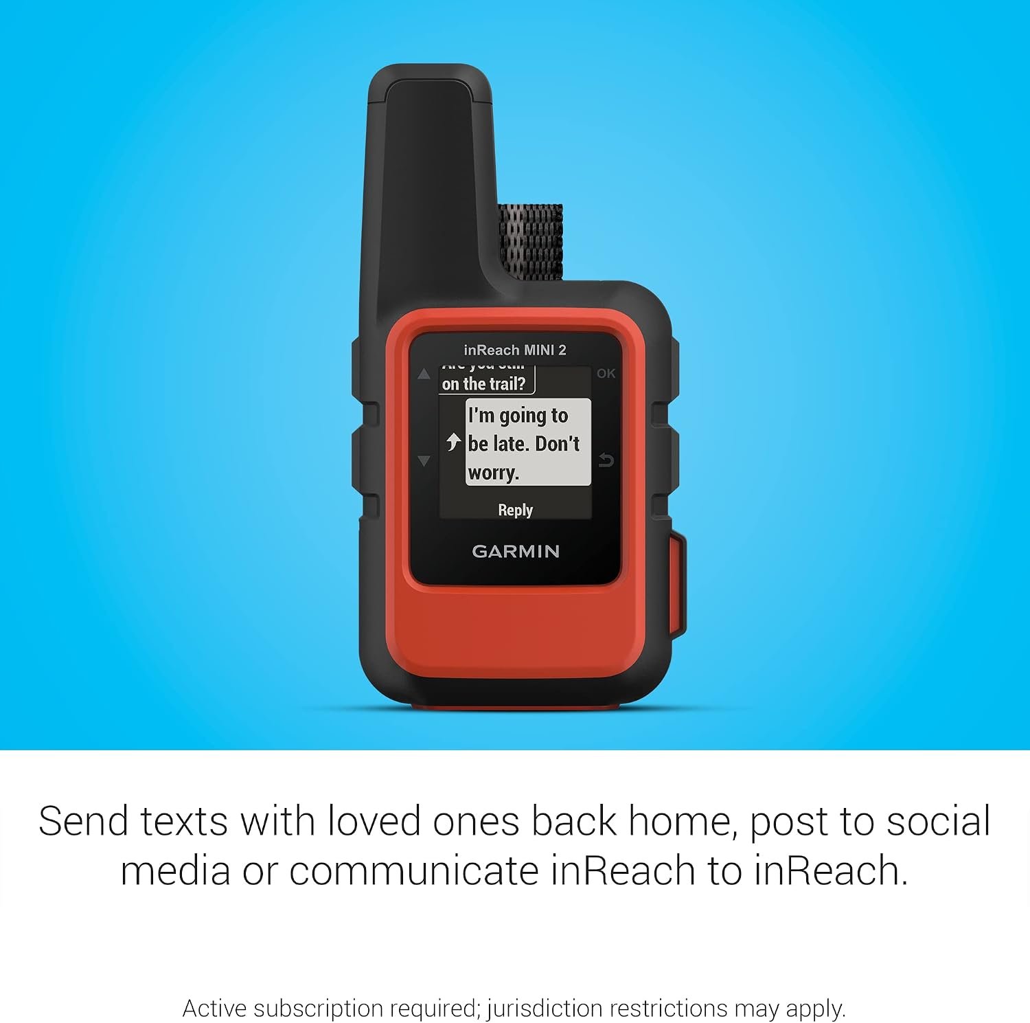 Garmin inReach® Mini 2, Satellite Communicator, Orange - Image 7