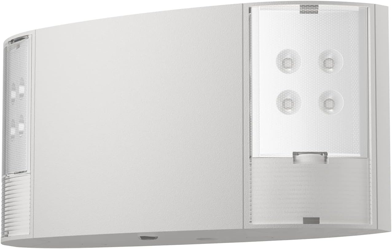 1 Pack Emergency Lights, Commercial Emergency LED Flood Lights for Power Outages, Backup Battery (180 Minutes), Wall Mount, Hard Wired, 120-277VAC, Fire Resistant-Exit Lighting Set. - Image 6