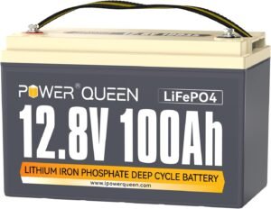 power queen 12V 100Ah LiFePO4 Batte...