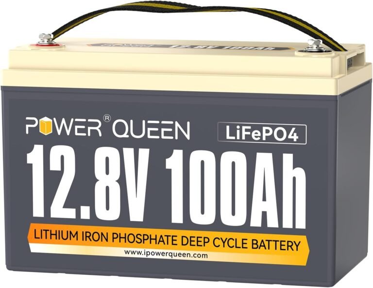 power queen 12V 100Ah LiFePO4 Battery Group 31 Lithium Battery for RV Solar