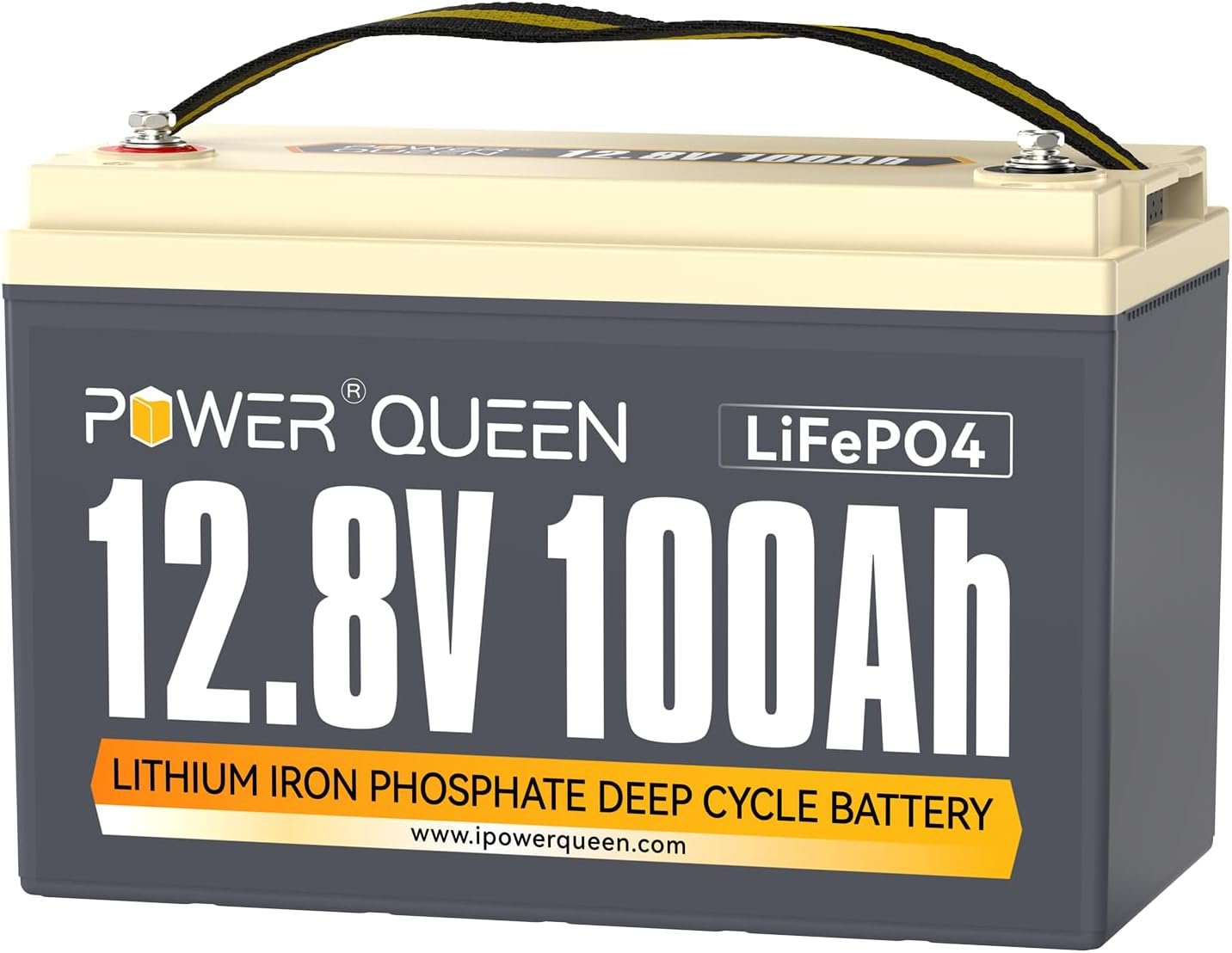 power queen 12V 100Ah LiFePO4 Battery Group 31 Lithium Battery for RV Solar