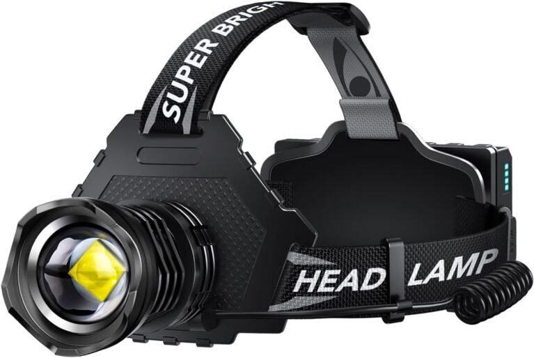 AKNEAR Rechargeable LED Headlamp 99000 High lumens Super Bright, Powerful