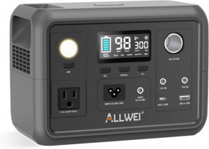ALLWEI Portable Power Station 300W,...