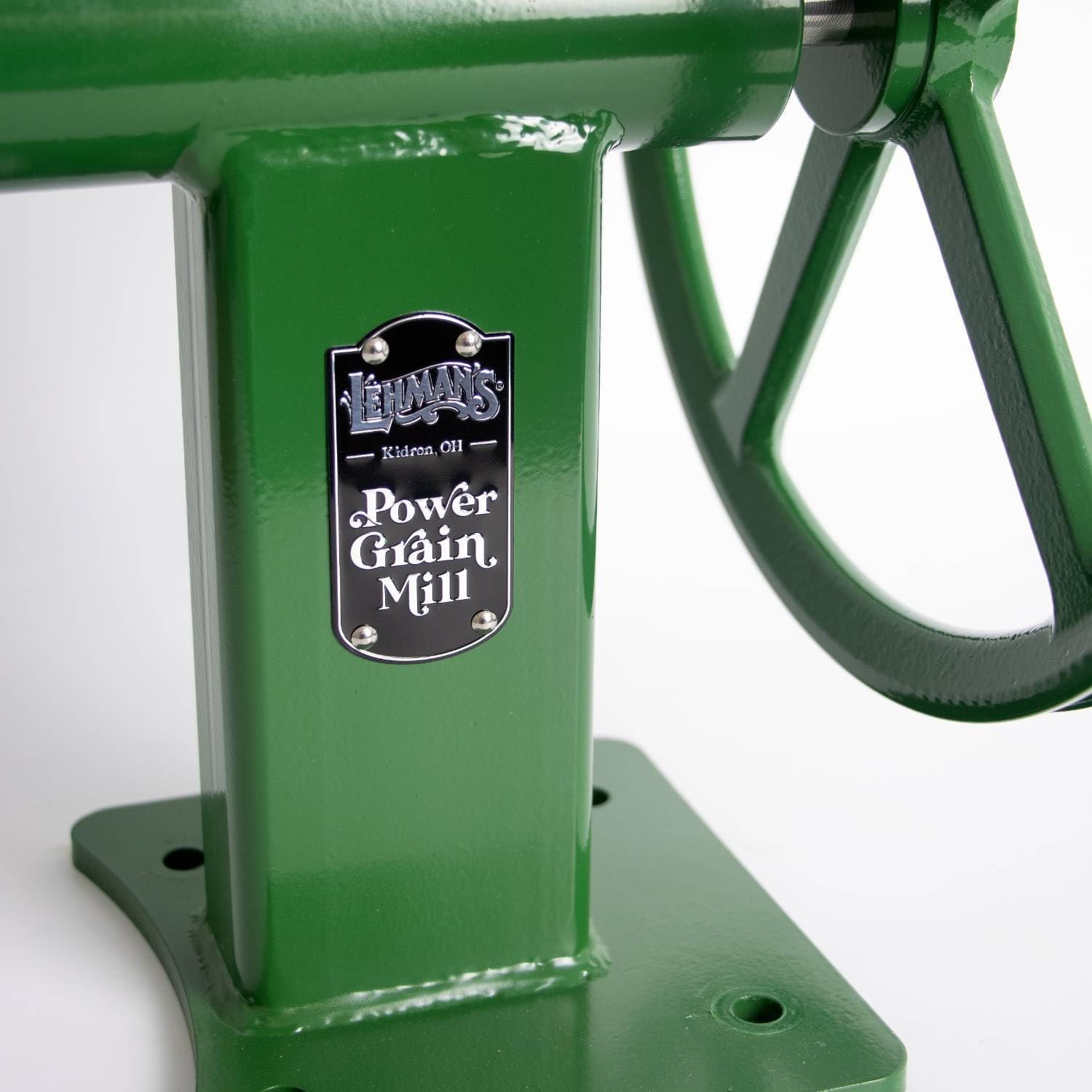 Lehman's Manual Power Grain Mill, Grinds Any Dry Grain to Pastry Flour, Big 6 Cup Capacity, 14 inches High with 12 inch Flywheel - Image 3