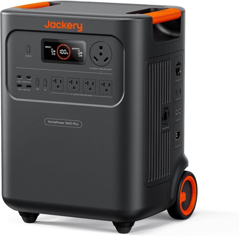Jackery HomePower 3600 Plus Power Station, 3584Wh, 3600W AC Output