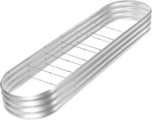 Land Guard 8ft Galvanized Raised Ga...