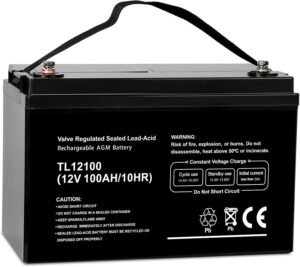 Weize Deep Cycle AGM 12 Volt 100Ah ...