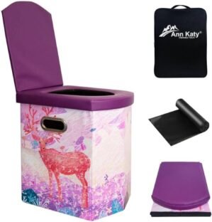 Ann Katy XL Portable Camping Toilet...
