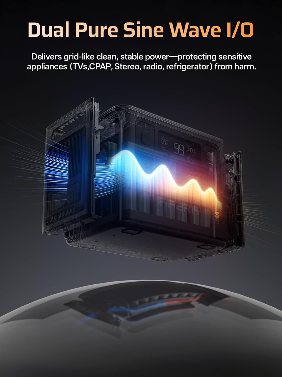 AFERIY P280 Portable Power Station 2800W (Peak 5600W) UPS Solar Generator - Image 9