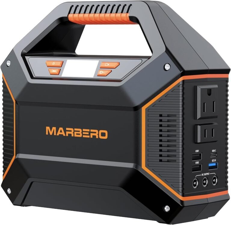 MARBERO Portable Power Station 155Wh, 100W Portable Generator 42,000mAh