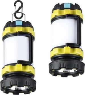 2 Pack Camping Lantern, Outdoor LED...