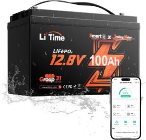 Litime 12V 100Ah Trolling Motor LiF...