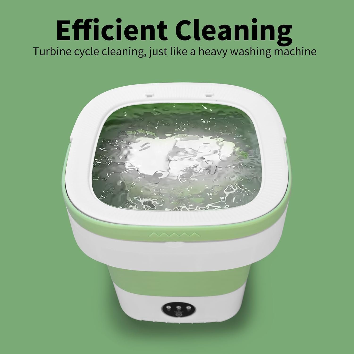 Portable Washing Machine, 20L Upgraded Washer with Spin Basket Laundry Machine and 3 Smaet Cleaning Modes, Ideal Design for Hotel, Home, Apartment and Campain - Image 7