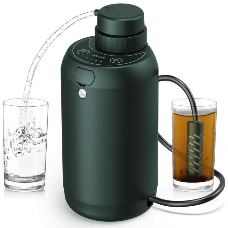 BKLES Portable Electric Water Filter for Survival, Camping & Emergencies