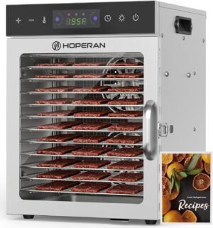 HOPERAN 12 Tray Food Dehydrator Mac...
