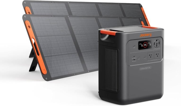 Jackery HomePower 3600 Pro Max and 2x200W, 3584Wh, 2000W 120V/4000W 240V