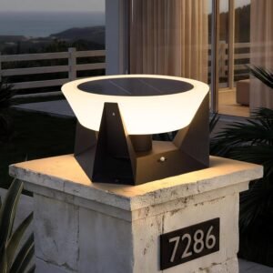 15″ Solar Post Lights Outdoor...