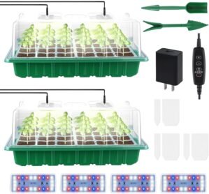 2 Packs Large Seed Starter Tray, Ad...