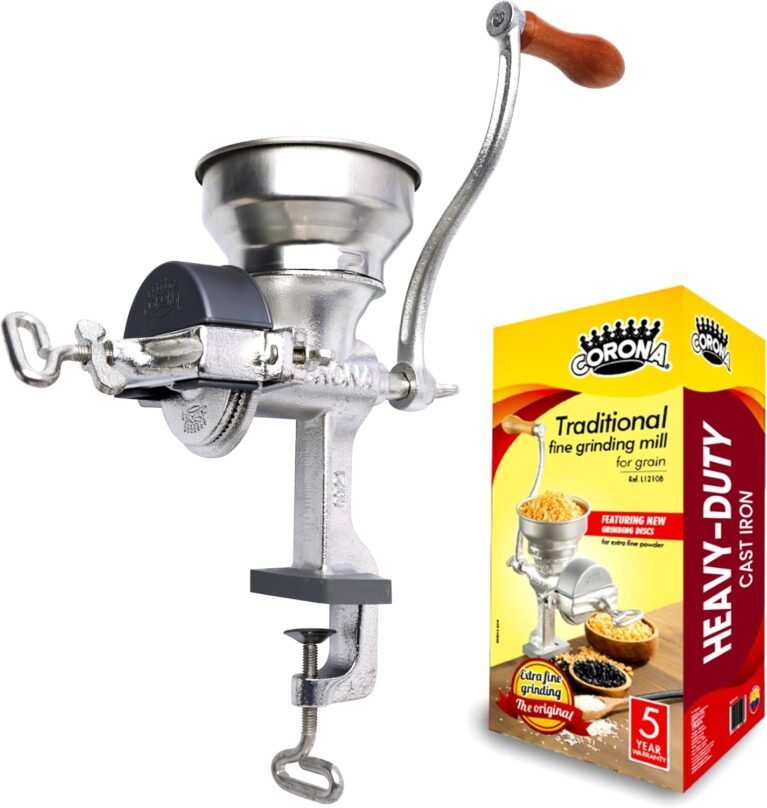 Corona Manual Grain Mill, Molino para Moler Maiz, Cast Iron Grinder