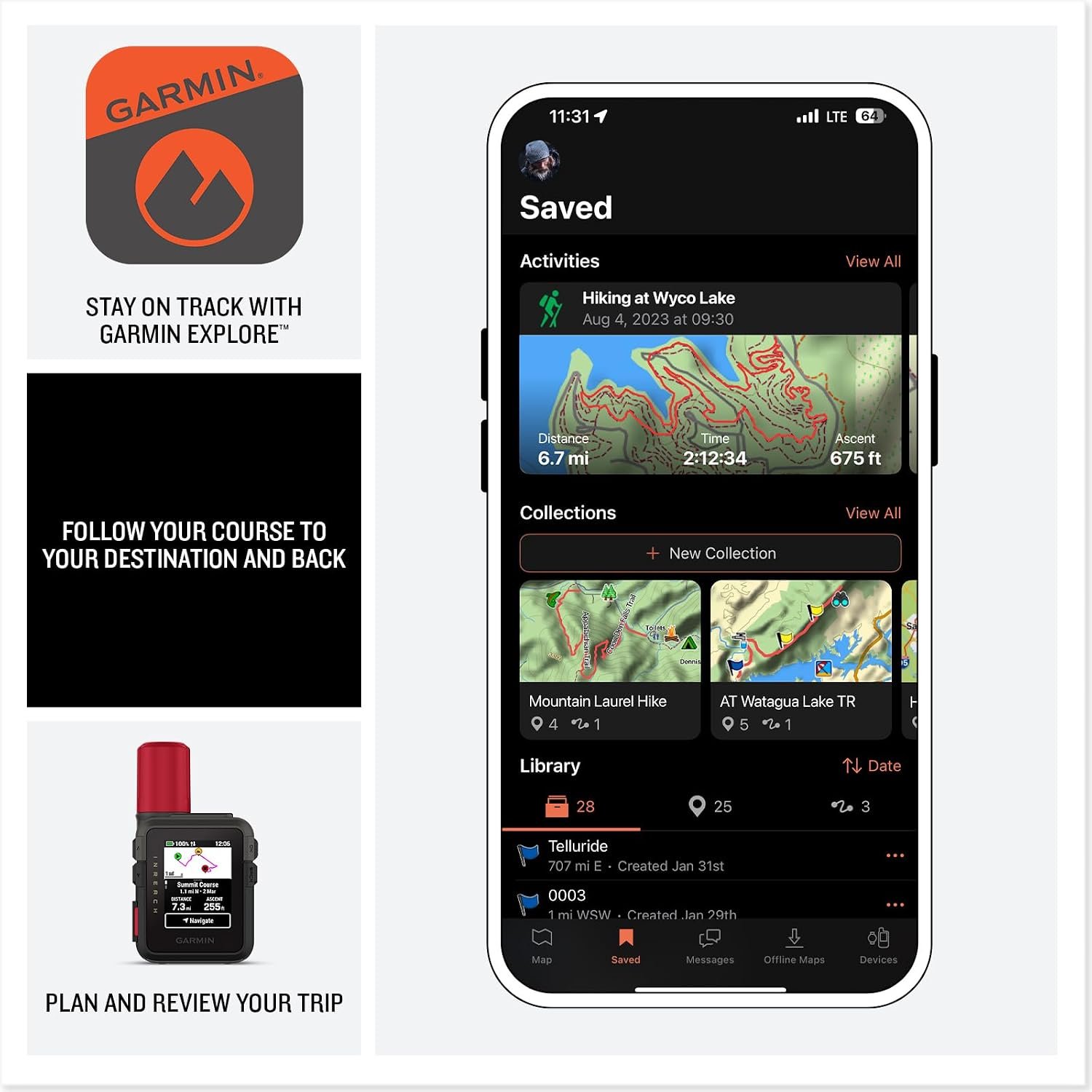 Garmin inReach® Mini 3 Plus, SOS Satellite Communicator - Image 5
