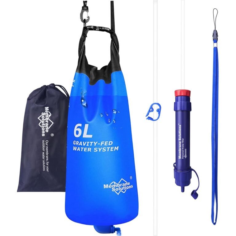 Membrane Solutions 6L Gravity Water Filter Pro for Group Camping